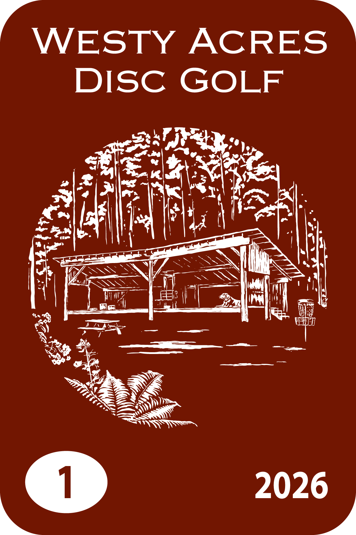 Westy Acres 2026 Bag Tag